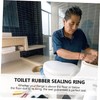Tofficu 1Pc Thick Toilet Seal Ring Seal Gasket Flange Ring