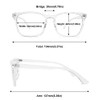 MAGIMODAC Blaulichtfilter Lesebrille gro√ü Damen Herren Computerbrille Lesebrillen Sehhilfe Brille