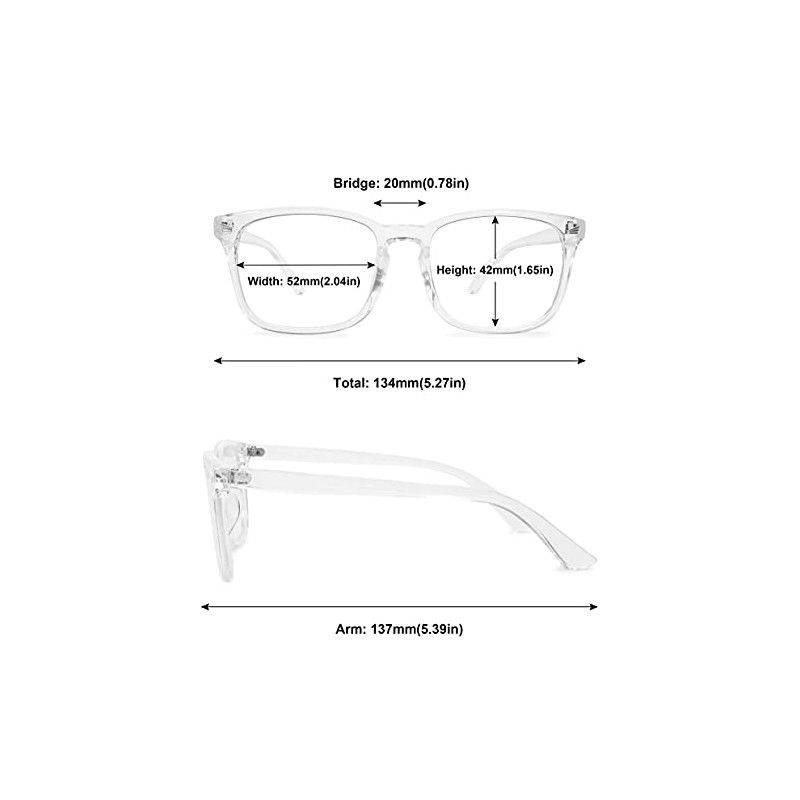 MAGIMODAC Blaulichtfilter Lesebrille gro√ü Damen Herren Computerbrille Lesebrillen Sehhilfe Brille