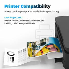 BAIINK Compatible 054H Toner Cartridge Black Replacement for Canon 054 054H Toner Cartridge Compatible with Color ImageClass MF644Cdw LBP622Cdw MF642Cdw MF641Cdw MF641Cw Printer, 2-Black