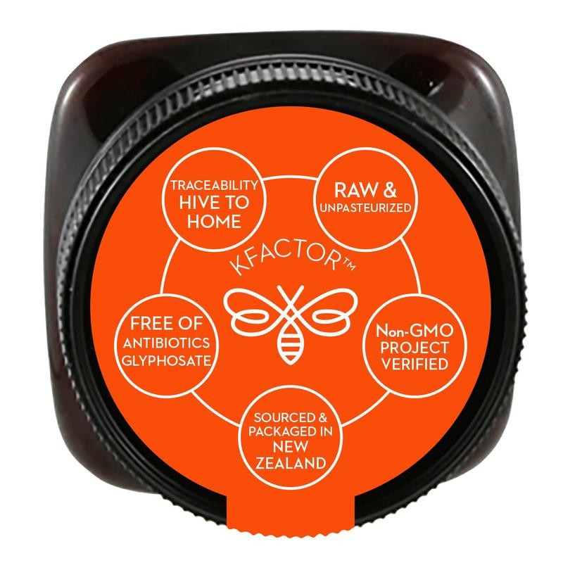 Wedderspoon Raw Monofloral Manuka Honey KFactor 16 - Size: 340g