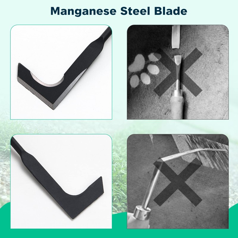 Lilyvane Crack Weeder, Manual Crevice Weeding Tool Weed Puller with