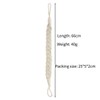 2 Pcs Natural Cotton Rope Curtain Tiebacks Handmade Braided Curtain