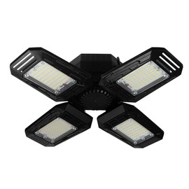 MaxLite LED Garage Light with Cord, 54W 120V, 5000K, Black Finish