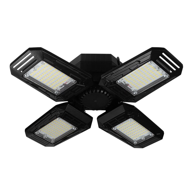 MaxLite LED Garage Light with Cord, 54W 120V, 5000K, Black