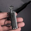 BIASTNR Permanent Match Keychain Lighter, Flint Matchstick Fire Starter Lighter,