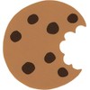 Chocolate Chip Cookie with Bite Taken Out - 3" Die