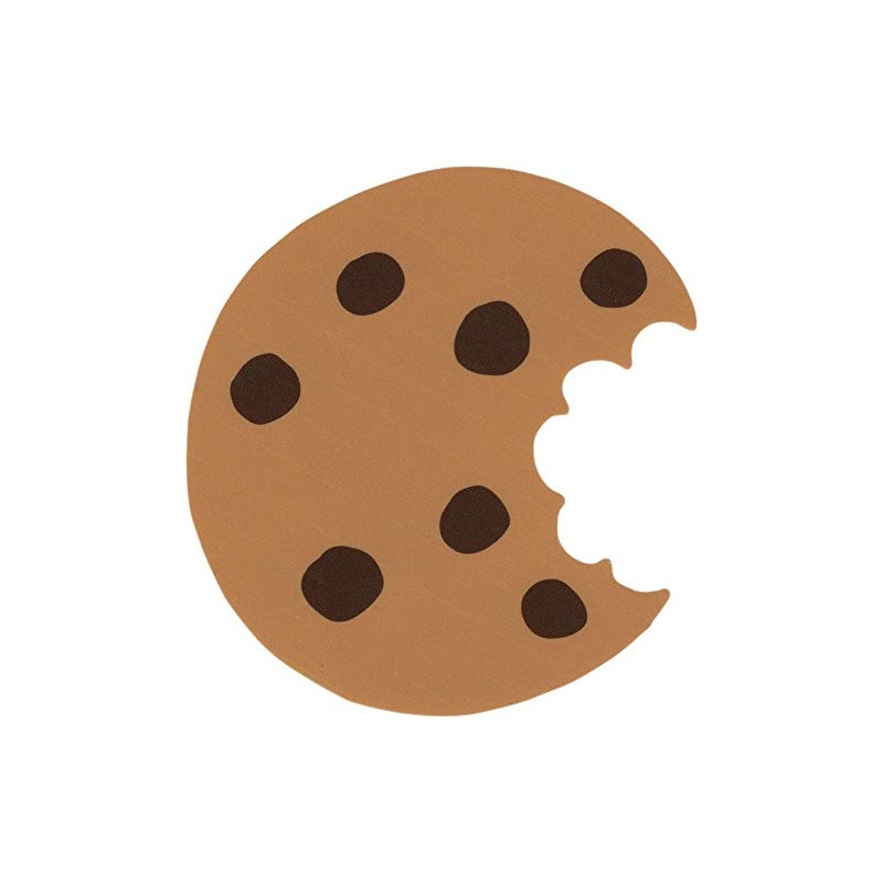 Chocolate Chip Cookie with Bite Taken Out - 3" Die