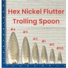 Premium Nickel Hex Trolling Spoon for DIY Lure Making Hex