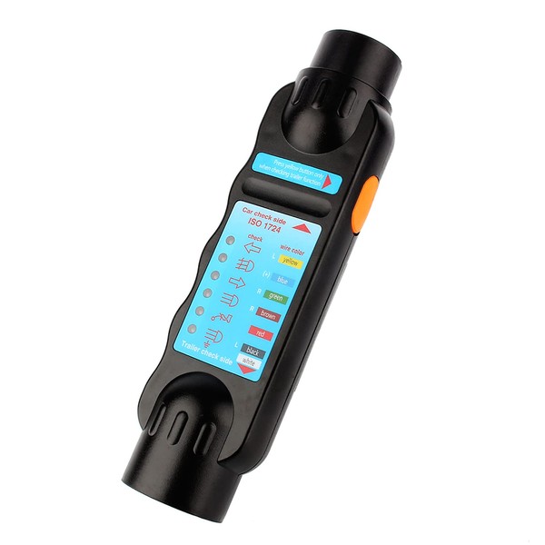 Kuuleyn Trailer Wiring Towing Vehicle Socket Tester, 7Pin 12V Car