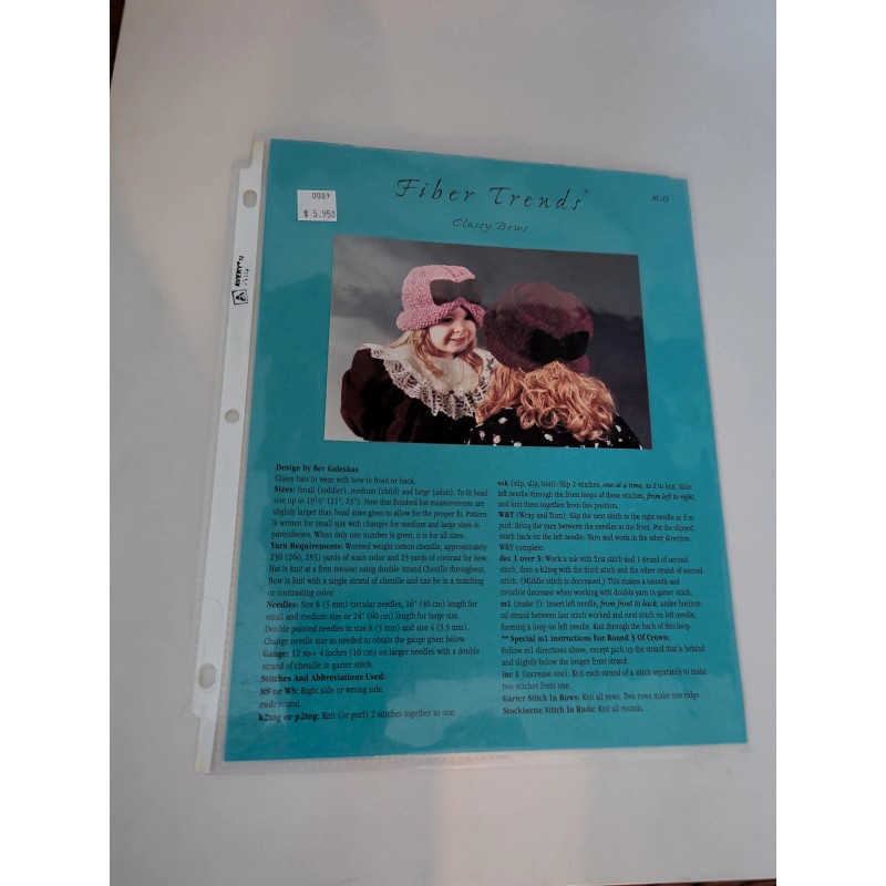 Fiber Trends AC-22 Classy Bows