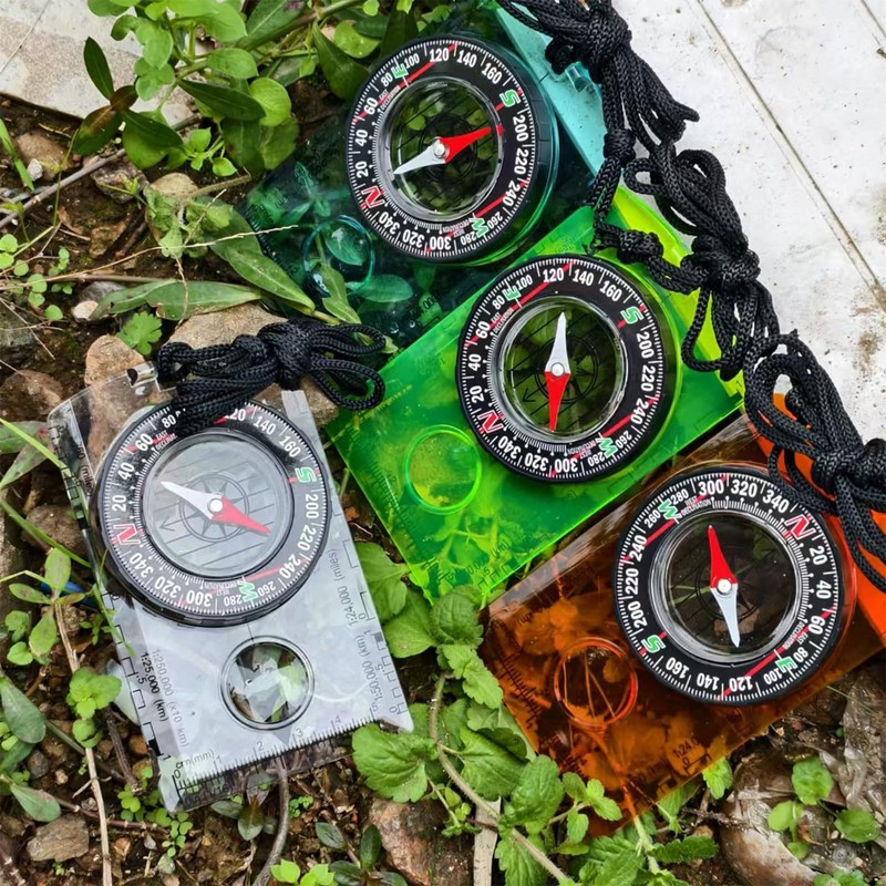 Outdoor Compass 4 Pack - TRACOMPAN Professional Waterproof Compass Navigation