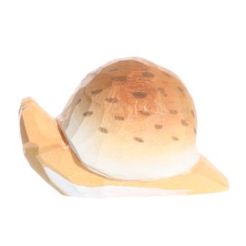 Wudimals - 40715 - Wild Animals, Snail, Wood, Hand Carved, Hand Painted, 4.4 cm x 2.6 cm