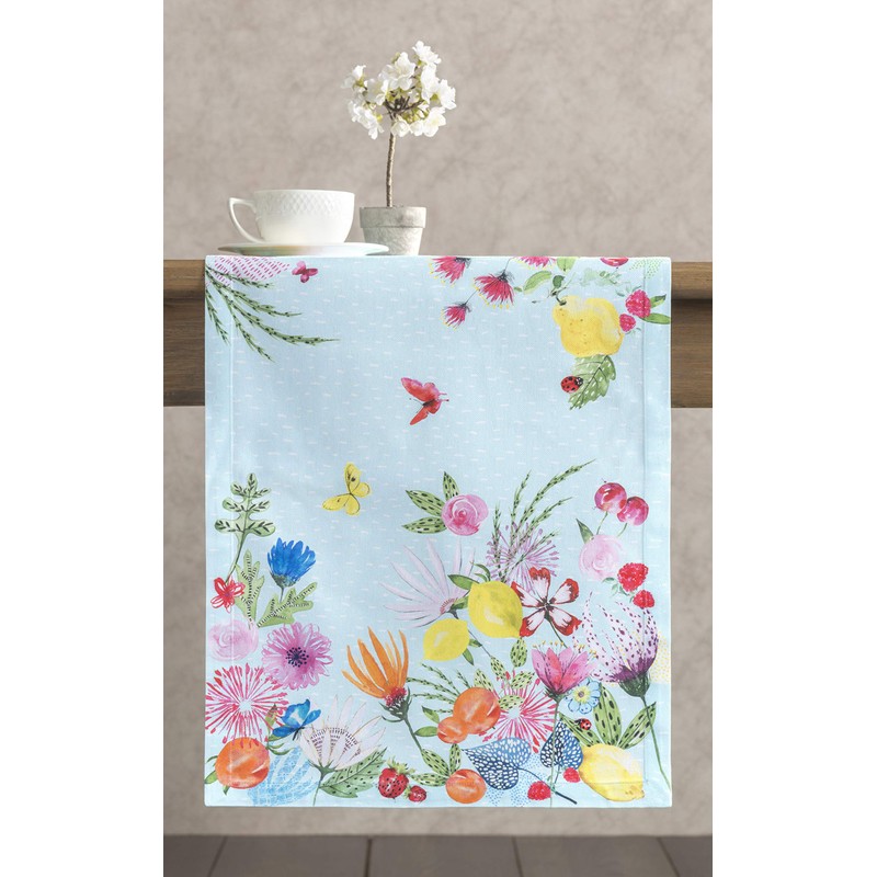 Maison d' Hermine Tablerunner 100% Cotton Table Runner Decorative Washable