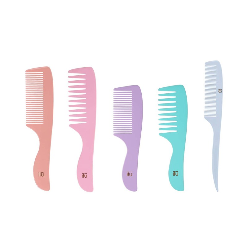 4B ILU BambooM Eco-friendly Bamboo Comb (Close Teeth - Pink