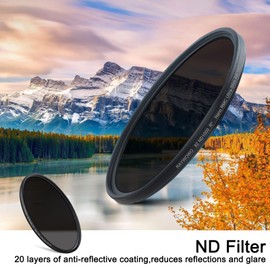RAYWOWO Concept Variable Neutral Density ND64 Adjustable Fader ND Filter for DSLR Camera Lens (82MM)