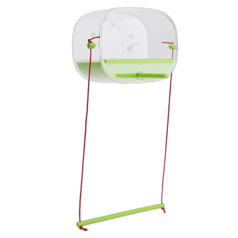 Transparent Bird Feeder with Strong Suction Cup Multifunctional DIY Innovative