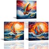 Piy Painting Ships at Sea Pictures on Canvas, Oil Painting