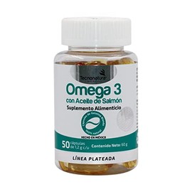 OMEGA 3 ACEITE DE SALMON c50 capsulas softgel TECNONATURA                                                                                             