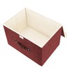 TYEERS Collapsible Storage Boxes, Washable Fabric Storage Bins with Lids,