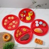 Tolare 100 Pcs 10 Inch 3 Compartment Plates Plastic, Divided
