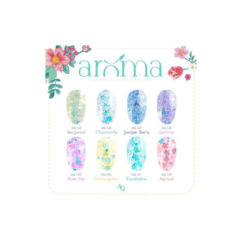 Diesel Aurora Queen Aroma Glitter Gel + 30 parts /