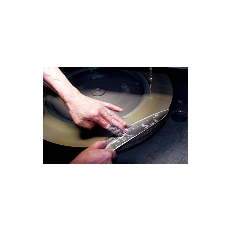 よこやま 燕人の匠 ダマスカス包丁 霞流し 牛刀包丁 180mm ETK-1502