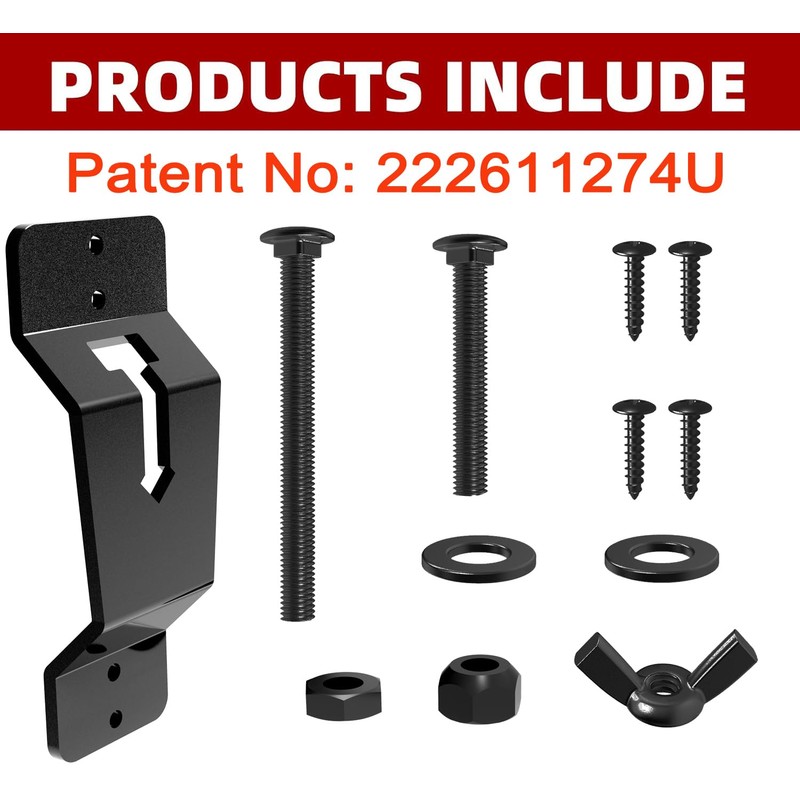 Adamoss Wall Mount Spare Tire Carrier for Enclosed Trailer -