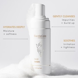 GentleCare Daily Face Wash – Gentle Foaming Cleanser with Aloe Vera, Chamomile and Green Tea – Soothes, Hydrates and Purifies – For All Skin Types – 150ml