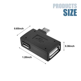 1 Pack OTG Cable Adapter for Fire TV Stick 4K Max, Micro USB OTG Compatible with Fire TV Storage, Fire Stick Memory Expansion (1)