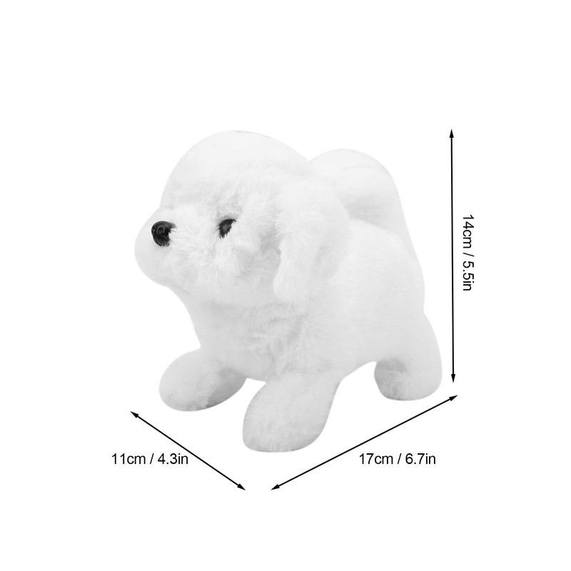 Electric Cute Plush Pet Dog Toy Highly Simulation Walking Dog