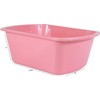 Vakly Wash Basins – Rectangular Plastic Hospital Bedside Soaking Tub