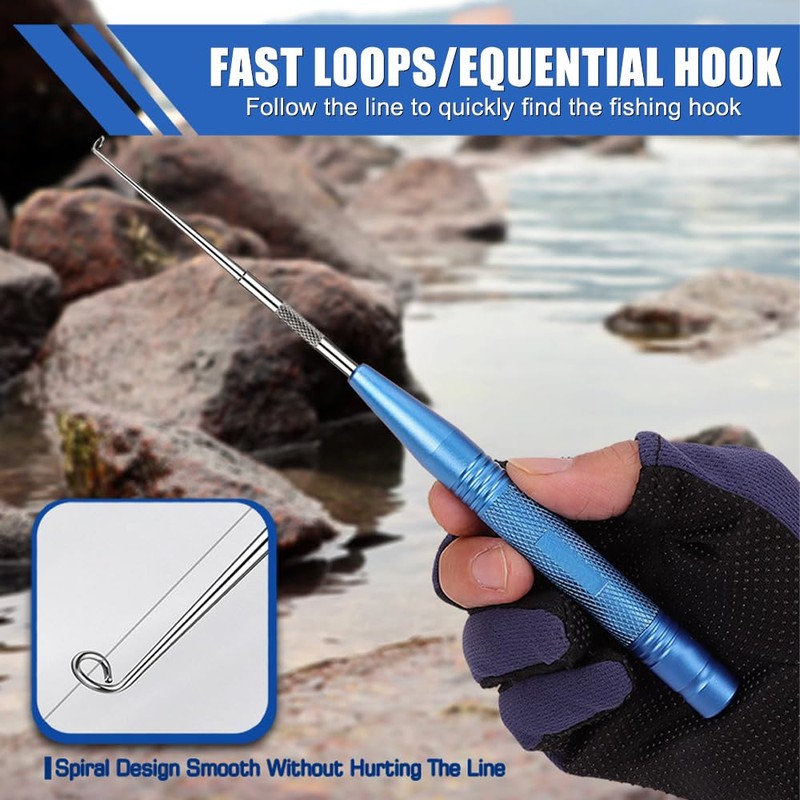 Fish Hook Remover, 3pcs Stainless Steel Fishing Unhooking Extractor Equipment,