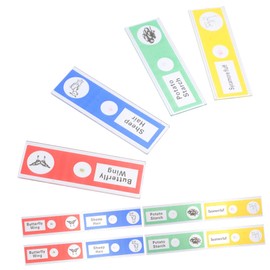 KOMBIUDA 12 pcs Prepared Microscope Slides for Educational Microbiology Specimens Lightweight Science Classroom Must Haves Fun Learning Resource for Boys