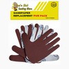Sandpaper Replacement Five Pack - LEFT HAND Assorted Grits