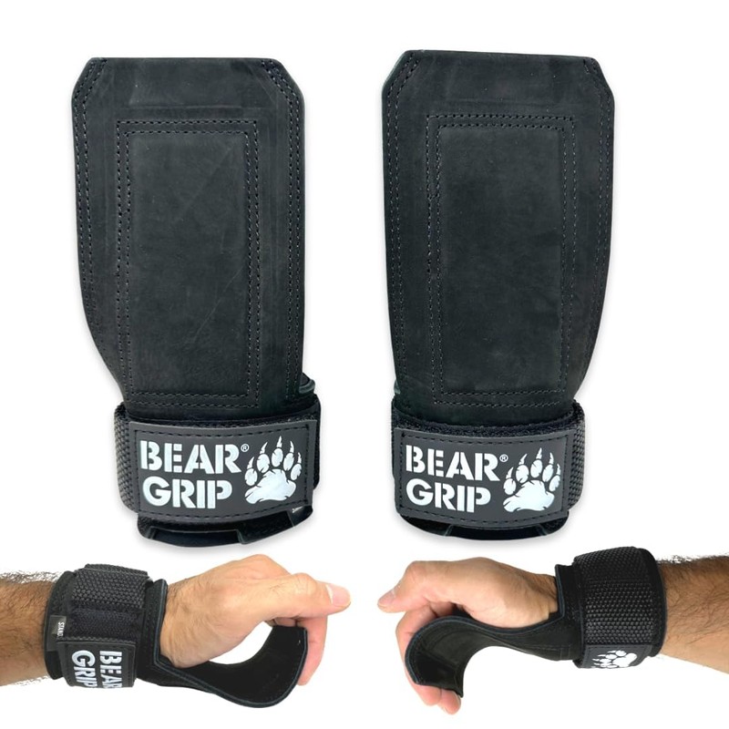 BEAR GRIP - Multi Grip Straps, Heavy Duty Weight Lifting