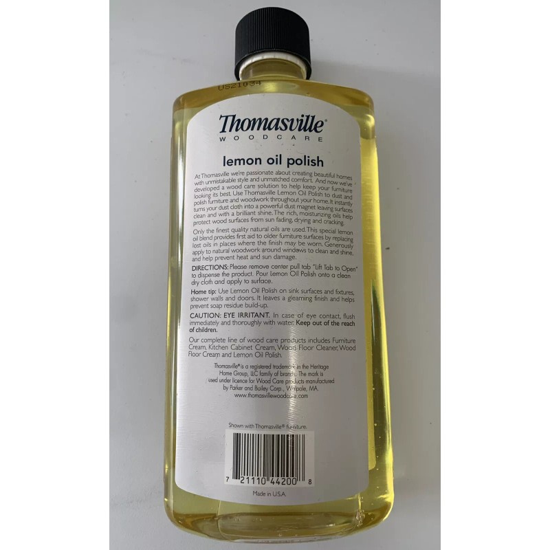 Thomasville Woodcare Lemon Oil Polish Wood Floor 16 fl oz