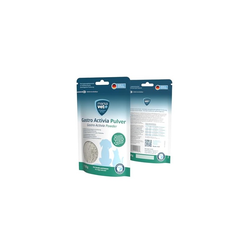 marsavet+ Gastro Activia Powder - 125 g. To support physiological