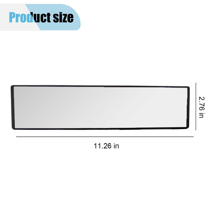 Car Rearview Mirrors, 11.26 Inch HD Wide Angle Mirror to