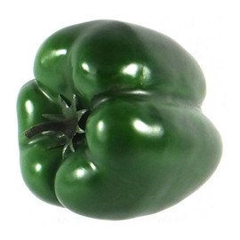 Unbranded 6-Pack Artificial Bell Pepper Mixed Color Decorative Vegetable Peppers Fake LOT