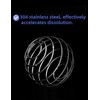 Luvilly 6PCS Stainless Steel Blender Balls for Protein Shaker Bottles,Mixer