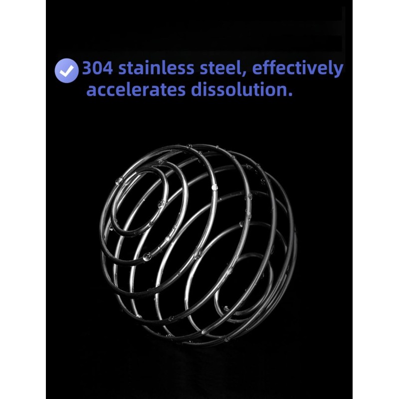 Luvilly 6PCS Stainless Steel Blender Balls for Protein Shaker Bottles,Mixer