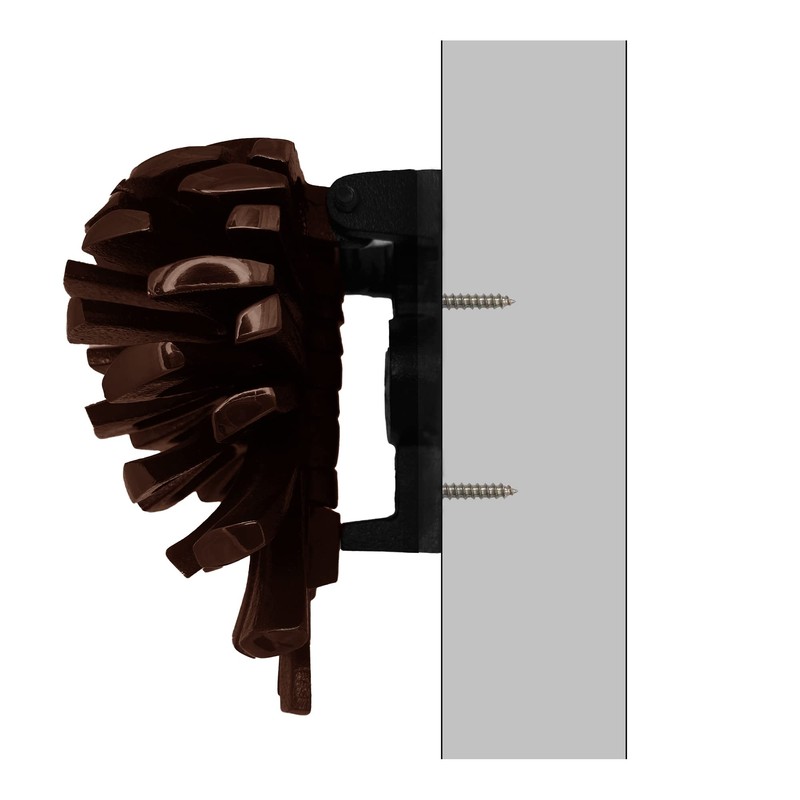 Pinecone Door Knocker - Oiled Bronze (Premium Size)