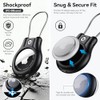 Waterproof AirTag Holder 4 Pack with Steel Cable Lock