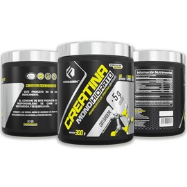 FORZAGEN | Creatina Monohidrato | 100% Monohidrato de Creatina | 300 g | 60 Servicios x Envase | Sin Sabor | 5 g de Proteína por Servicio | Sin Azúcar