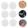 CAXUSD 200Pcs Plastic Earring Pads with Holes Drop Earring Stoppers