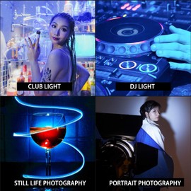 4pcs Blue Lighting Filter Transparent Color Correction Flash Gel Coloured Sheet for 800W Red Head Light Strobe Film Spotlight Photography Photo Studio, 50x40cm