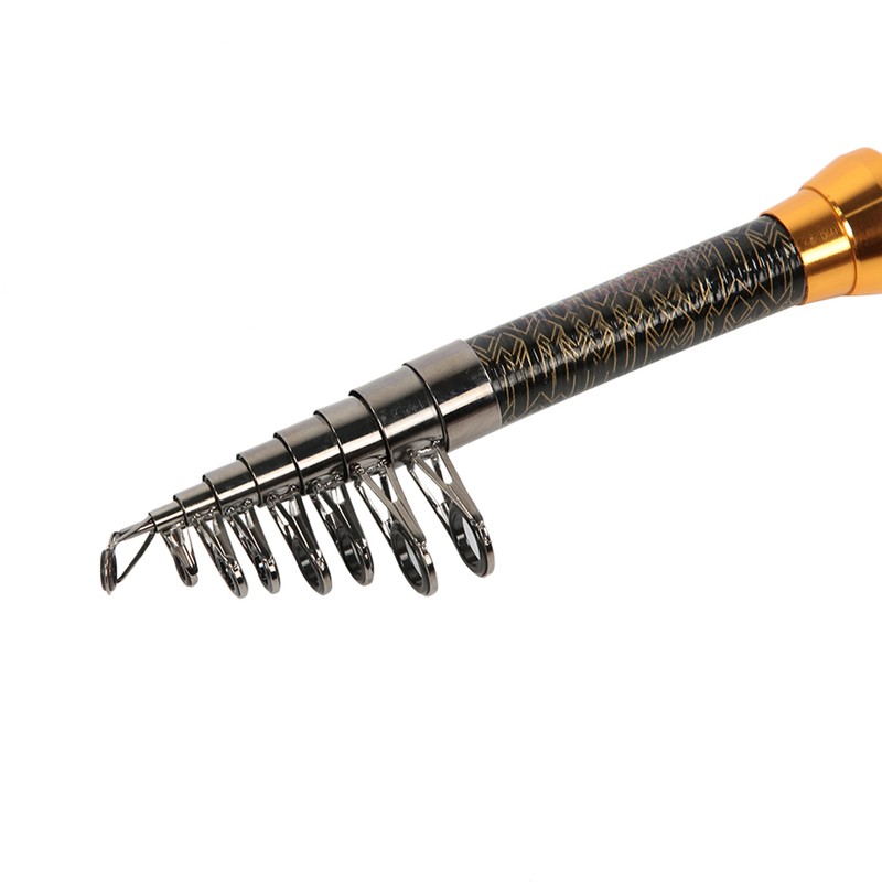 Mini Portable Carbon Retractable Super Hard Sea Fishing Fish Pole