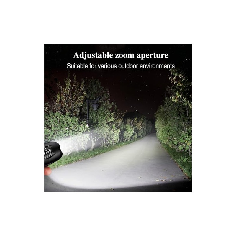 Linterna, carga de luz fuerte, súper brillante, duradero, urinario para