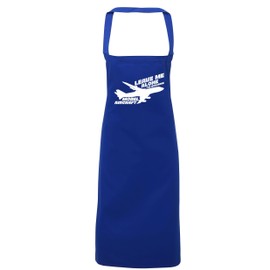 Hippowarehouse Leave Me Alone I'm Building Model Aircraft Apron kitchen cooking painting DIY onesize adult